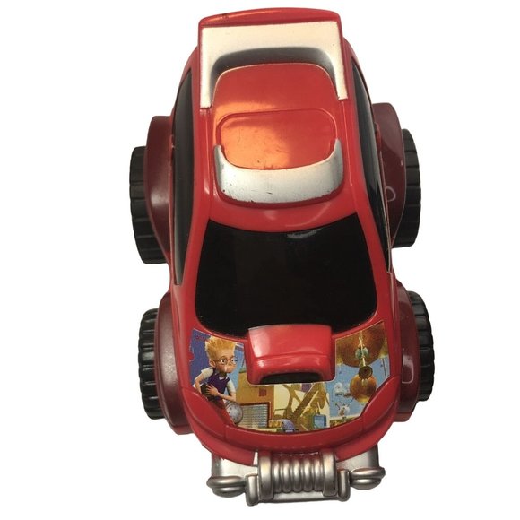 Disney Meet The Robinsons Push Go Friction Lot of 3 Cars Purple, Blue, Red Toys - Picture 4 of 12